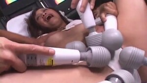 Asian Moe Ooishi gets vibrators on and i