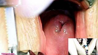 AdalynnX – Endoscope Speculum Hitachi Vibrator Cum