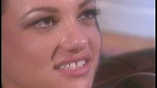 Exotic beauty wraps her pretty lips around a thick hard cock