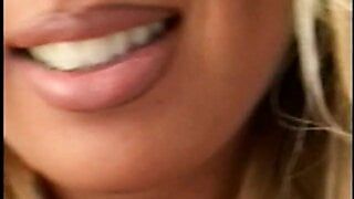 Sexy asian with huge tits gives a rimjob, head and gets drilled