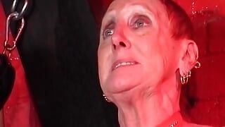 Tattooed German slave gets punished by her sexy punisher